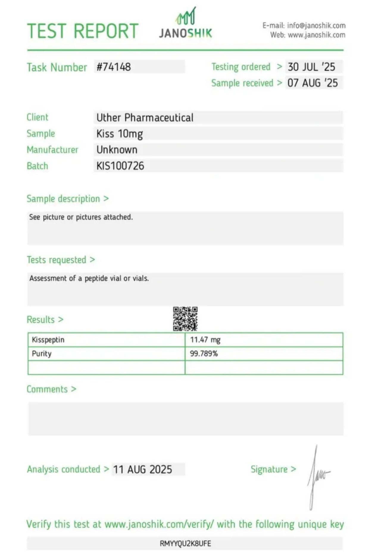 KISSPEPTIN 10MG