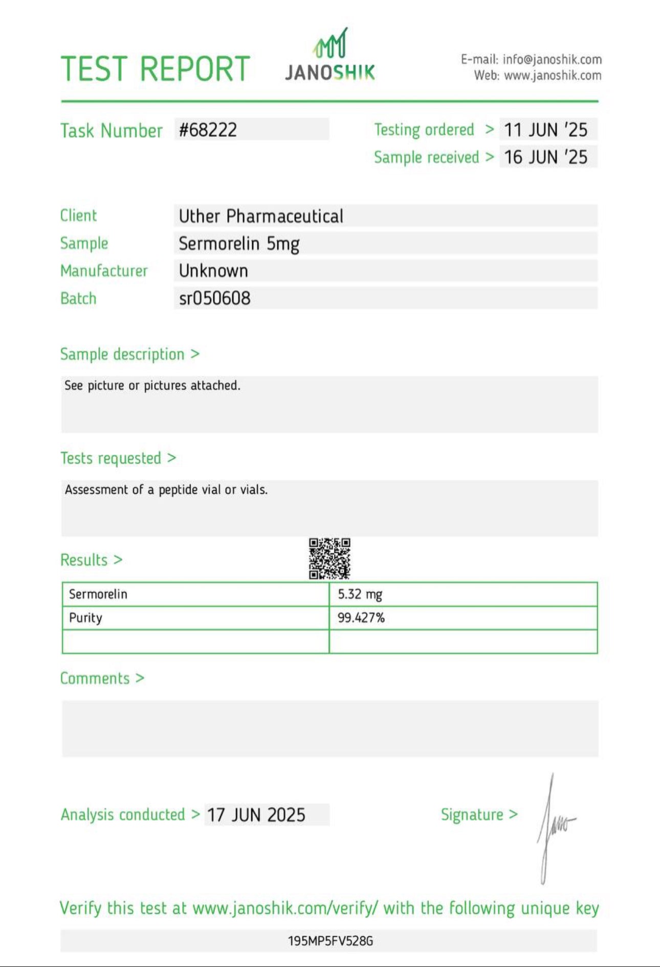 Sermorelin 5mg