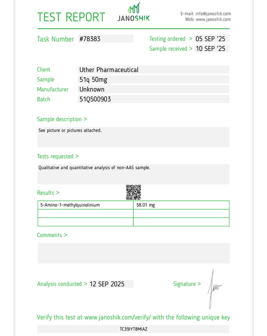 5-Amino 1MQ 50MG Pre Order 11/29